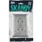SKANDY Розетка 2-местная без заземления без защитных шторок 10А в сборе SK-R10S серебряный IEK