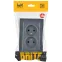 BRITE Розетка 2-местная без заземления без защитных шторок 10А в сборе РС12-2-БрМ маренго IEK