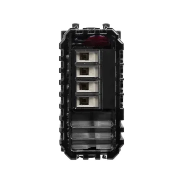 Avanti Диммер кнопочный модульный для LED ламп, , Закаленная сталь, 1модуль