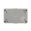 Блок горизонтальный 2 розетки (керамика) INDUSTRIAL IP54 с заземлением, о/у, серый