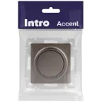 Светорегулятор Intro Accent 6-401-08 поворотный, 600Вт 230В, IP20, СУ, бронза
