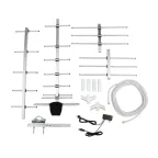                  Антенна наружная Активная для цифрового ТВ DVB-T2. RX-406-DEF,
               