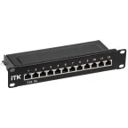                  Патч-панель 1U кат.5E STP 12 портов 10дюйм Dual IDC
               