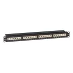                  Патч-панель экранированная 19дюйма 1U CAT6A RJ45 LSA 24 порта
               