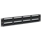                  Патч-панель TERACOM PRO 19'Cat.6 2U неэкранированная UTP 48 портов RJ-45 Dual IDC
               