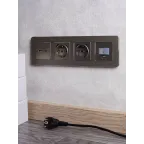 BRITE Датчик движения ДС10-1-БрШ шампань IEK