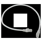 Патч-корд TERACOM PRO Cat.6 экранированный FTP оболочка LSZH серый (0.5м)
