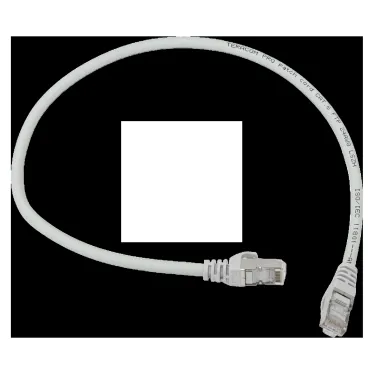 Патч-корд TERACOM PRO Cat.6 экранированный FTP оболочка LSZH серый (0.5м)