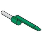 НАКОНЕЧНИК МАРКИРУЕМ СРЕДН 0,34ММ2 ЗЕЛЕН