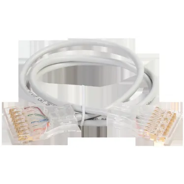Патч-корд категория 110-110 5Е 3 метр PVC серый