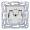 SKANDY Розетка 1-местная с заземлением с защитными шторками и крышкой 16А IP44 SK-R11Gr серый IEK