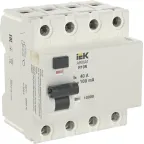                  ARMAT Выключатель дифференциального тока R10N (УЗО) 4п 40А 100мА тип AC
               
