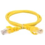 Патч-корд категории 6 UTP LSZH 0.5м жёлтый