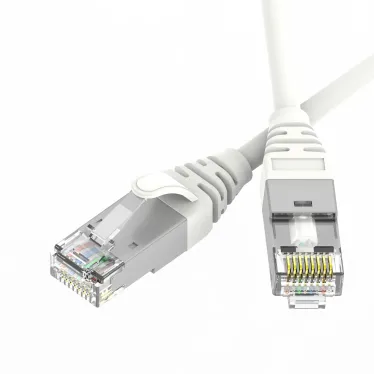Патч-корд экранированный Ultra SLIM CAT6A S/FTP 4х2, 30 AWG, LSZH, белый, 1,5м