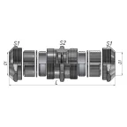 Муфта соединительная труба-труба МТТ-НС-32 IP67