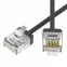 Патч-корд неэкранированный Ultra SLIM CAT6 U/UTP 4х2, 32 AWG, LSZH, чёрный, 0,6м