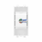 Avanti Телефонная розетка RJ-12 без шторки модульная, Белое облако, 1 модуль