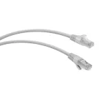 Патч-корд F/UTP категория 5е 2xRJ45 экранированный серый LSZH 0.3м WRline