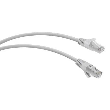 Патч-корд F/UTP категория 5е 2xRJ45 экранированный серый LSZH 0.3м WRline