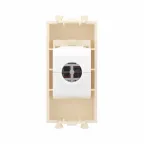 Avanti Компьютерная розетка RJ-45 без шторки модульная, кат.6, Ванильная дымка, 1 модуль