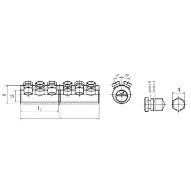 Соединитель болтовой 6СБЕ-300/400(Л)