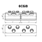 Соединитель болтовой 6СБВ-5-005 (500/630) ЗЭТАРУС