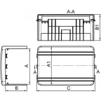 Угол плоский Т-образный 40x40 NTAN IN-Liner