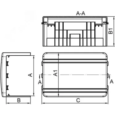 Угол плоский Т-образный 40x40 NTAN IN-Liner