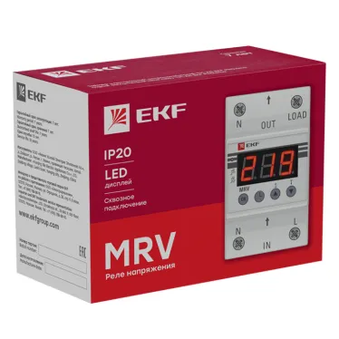 Реле напряжения с дисплеем MRV 40A PROxima