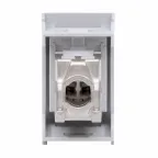 Розетка RJ-45 категория 6 экр Viva 1 модуль серая