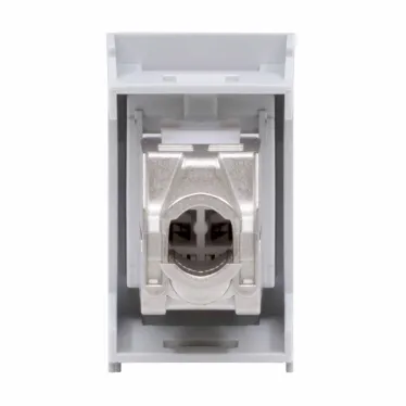 Розетка RJ-45 категория 6 экр Viva 1 модуль серая