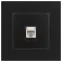 Розетка RJ45, Эра Elegance, антрацит, 14-3107-05
