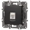 Розетка RJ45, Эра Elegance, антрацит, 14-3107-05