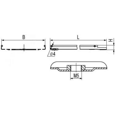 Крышка лот 400 с заз L2000 гор цинк 35516