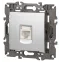 Розетка RJ45, Эра Elegance, алюминий, 14-3107-03