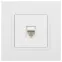 Розетка RJ45, Эра Elegance, белый, 14-3107-01