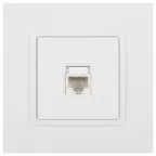 Розетка RJ45, Эра Elegance, белый, 14-3107-01