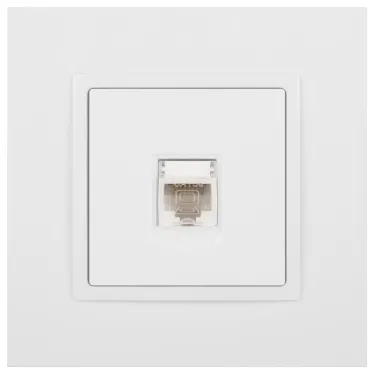 Розетка RJ45, Эра Elegance, белый, 14-3107-01