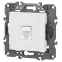 Розетка RJ45, Эра Elegance, белый, 14-3107-01