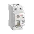                  Выключатель дифференциального тока ВД-100N 2P 63А 300мА тип AC эл-мех 6кА PROXIMA
               