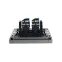FORTE@PIANO Розетка компьютерная двойная RJ45 кат.5E FP533 сталь IEK