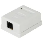 Розетка компьютерная RJ-45 категория 5е неэкранированная 1-порт упаковка 40 штук