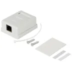 Розетка компьютерная RJ-45 категория 5е неэкранированная 1-порт упаковка 40 штук