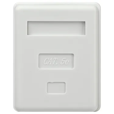 Розетка компьютерная RJ-45 категория 5е неэкранированная 1-порт упаковка 40 штук