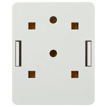 Розетка компьютерная RJ-45 категория 5е неэкранированная 1-порт упаковка 40 штук