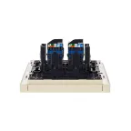 FORTE@PIANO Розетка компьютерная двойная RJ45 кат.6 FP434 ваниль IEK