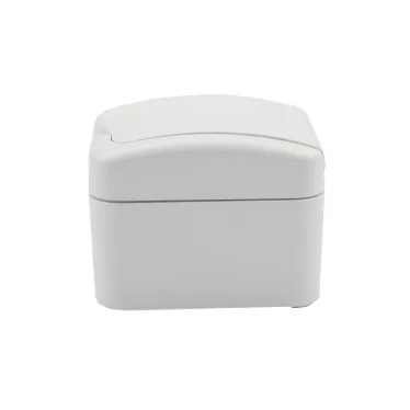 Розетка одноместная (керамика) Mini OG IP54, с заземлением, о/у, белая
