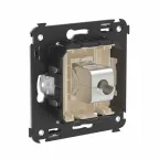 Avanti Компьютерная розетка RJ-45 без шторки в стену, кат.6А одинарная экранированная, Ванильная дымка