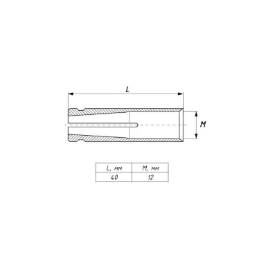 Анкер латунный забивной М12 (50 шт)