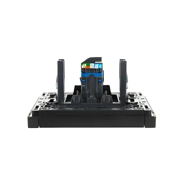 FORTE@PIANO Розетка компьютерная RJ45 кат.6 FP131 черный IEK